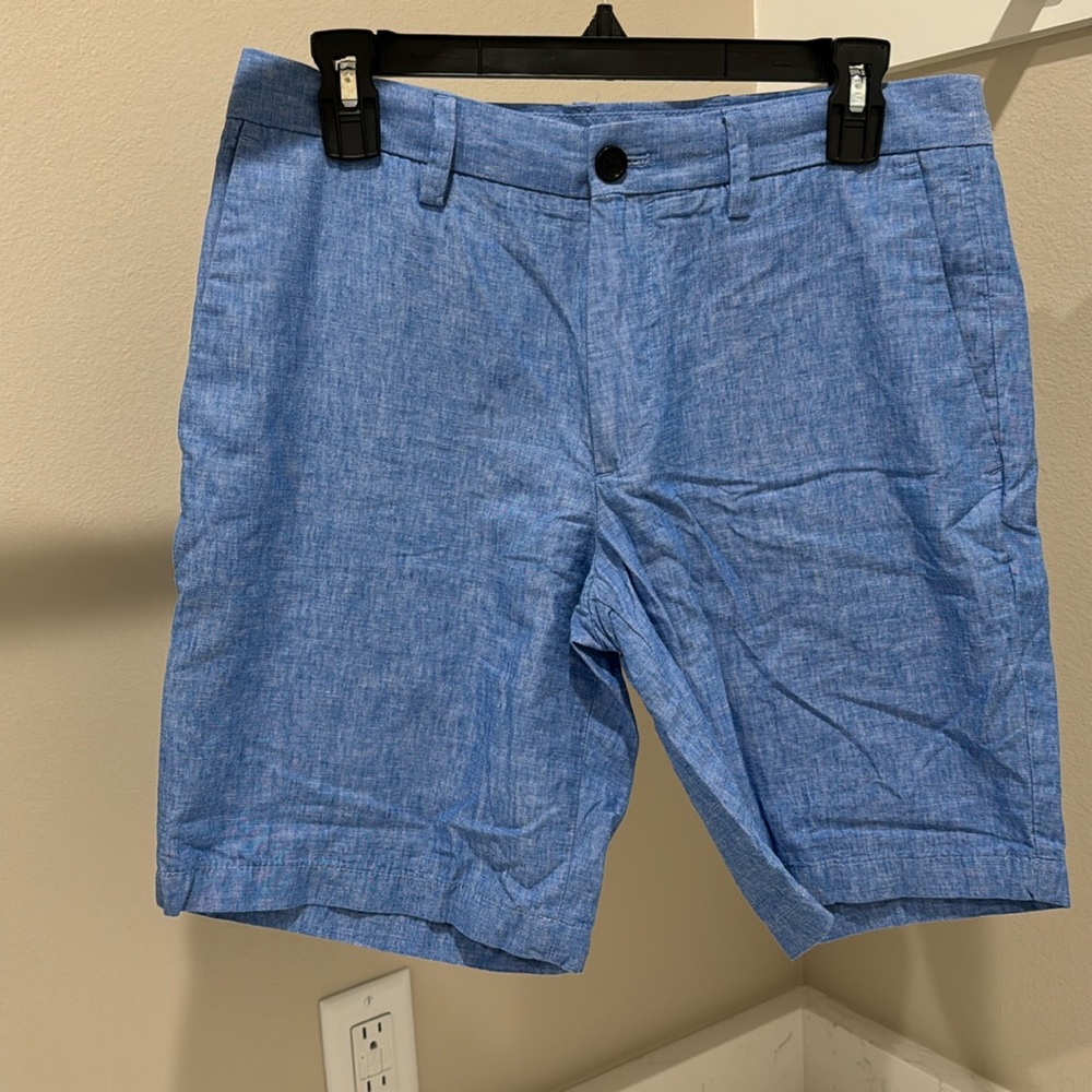 Banana Republic men’s blue shorts size 30, worn once excellent condition!